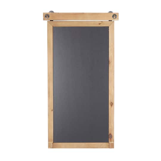 28" Brown Farmhouse Wood Wall Decor
